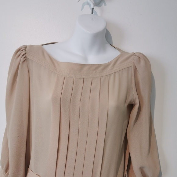 NWT irene Hill s10 nude sheer long sleeve - Picture 3 of 10